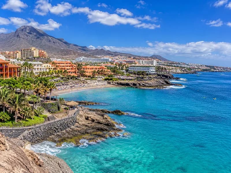 Costa Adeje coastline and beaches, Tenerife